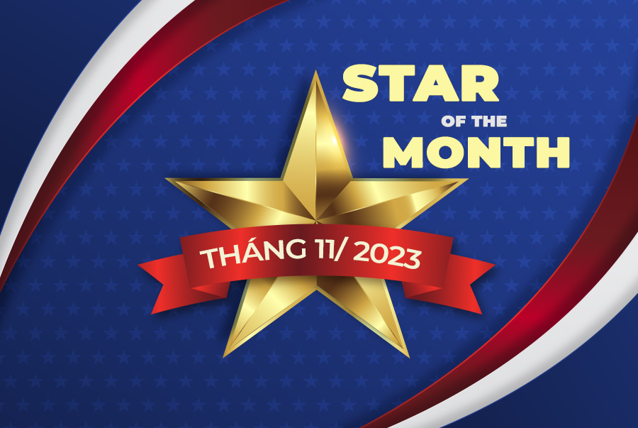 Vinh danh học sinh tháng 11 năm 2023